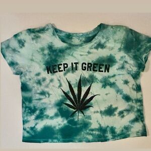 Keep It Green Tie Dye Shirt